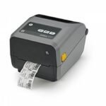 Zebra ZD420t thermal transfer desktop printer with printed labels