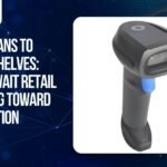 Wireless barcode scanner representing retail automation and smart inventory management in Kuwait