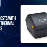 Thermal barcode printer designed for durable, cost-effective label and receipt printing